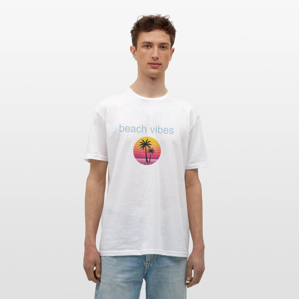 Men's T-Shirt beach - white