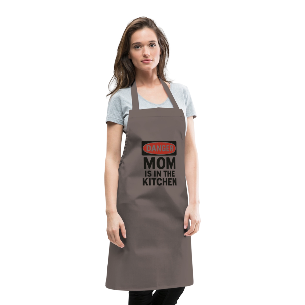 Cooking Apron MOM - grey
