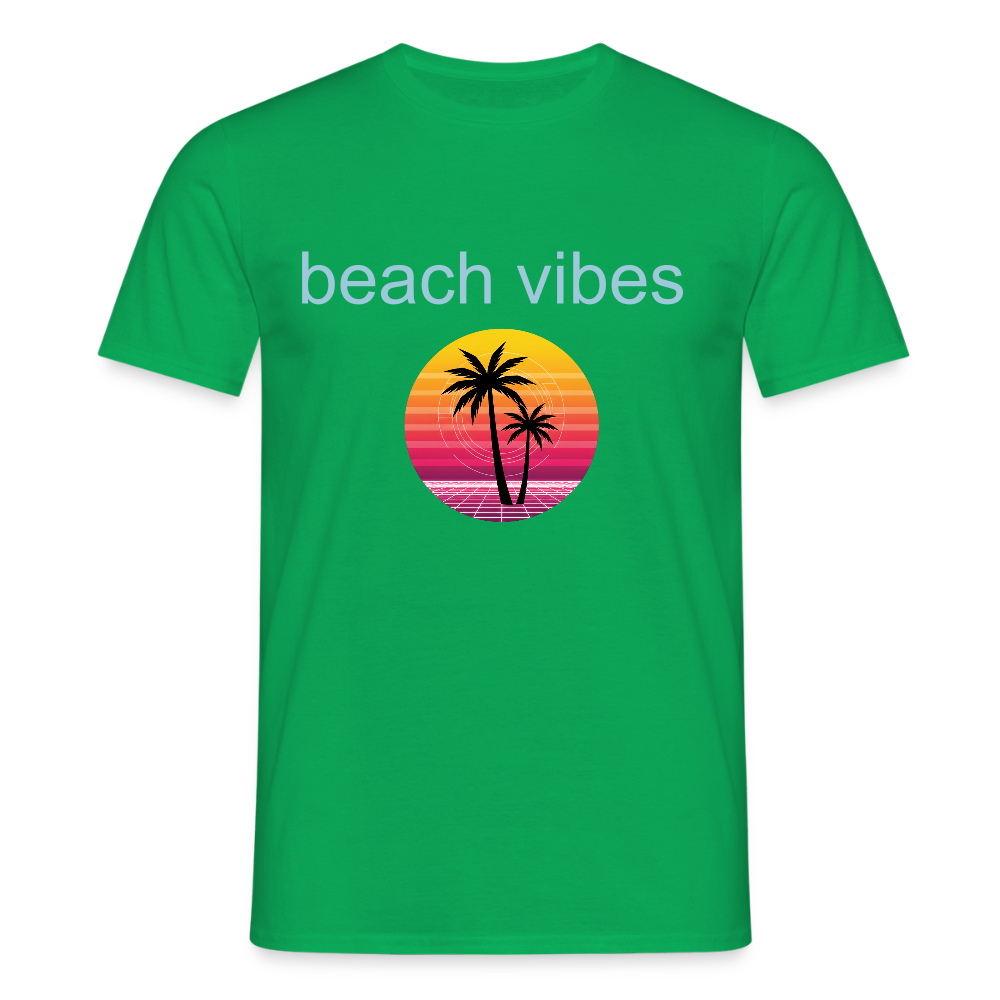 Men's T-Shirt beach - kelly green