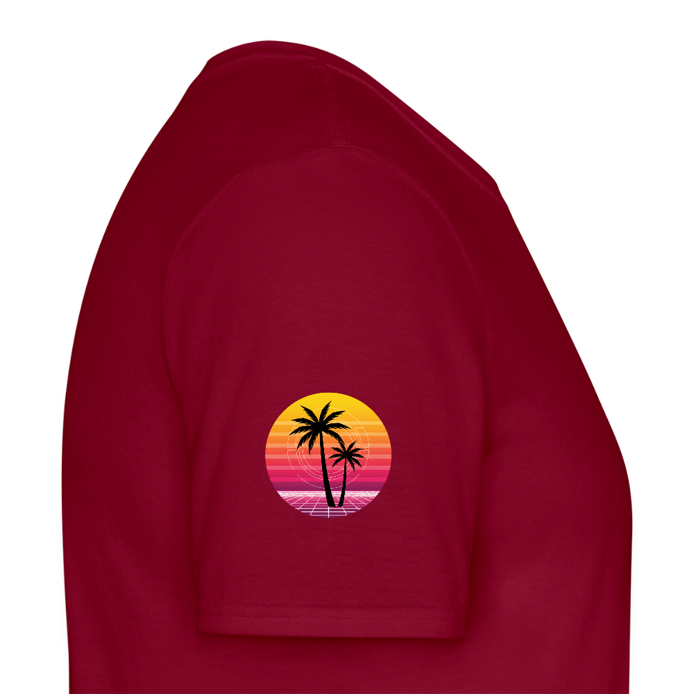 Men's T-Shirt beach - brick red