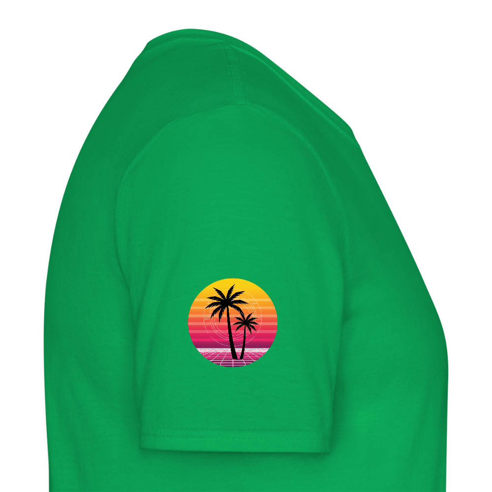 Men's T-Shirt beach - kelly green