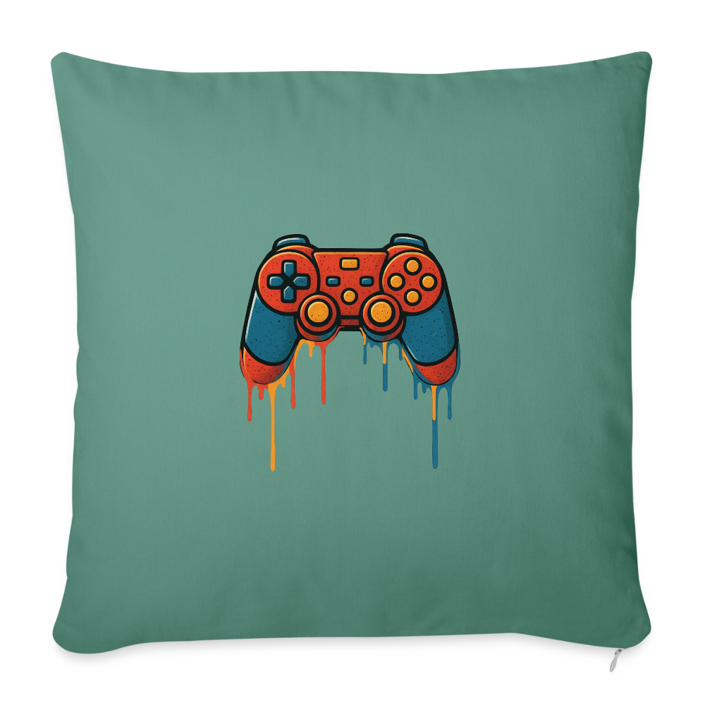 Sofa pillowcase 17,3'' x 17,3'' (45 x 45 cm) GAMING - cypress green