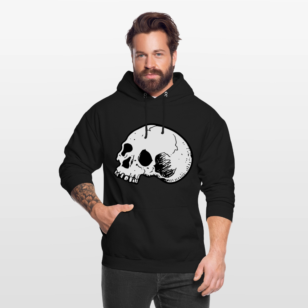 Unisex Hoodie SKULL - black