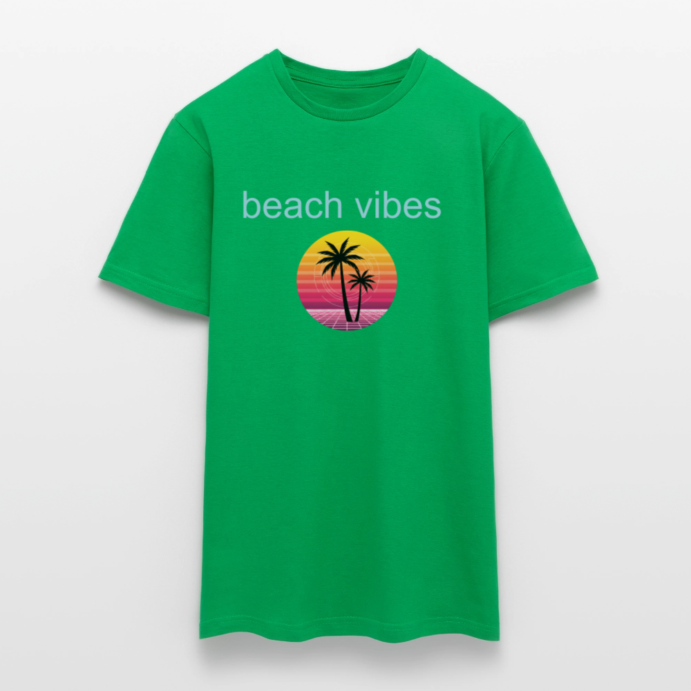 Men's T-Shirt beach - kelly green