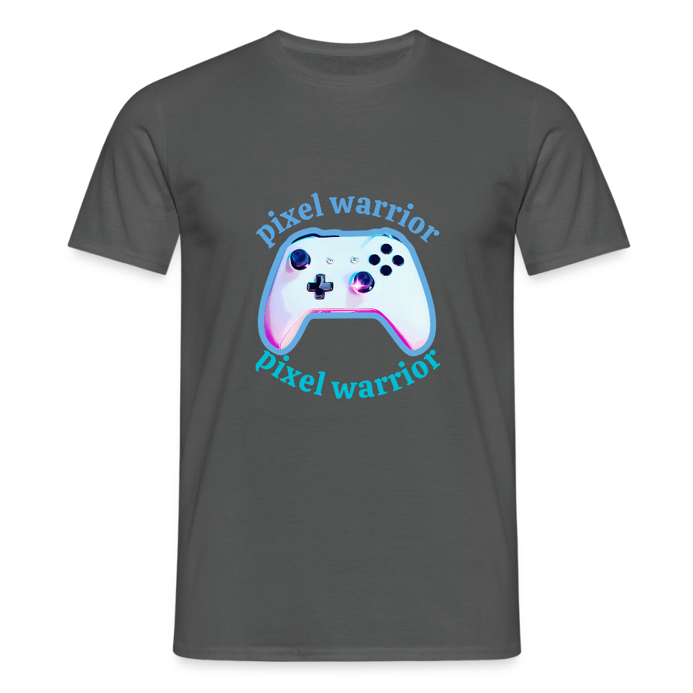 Men's T-Shirt PIXEL - charcoal grey