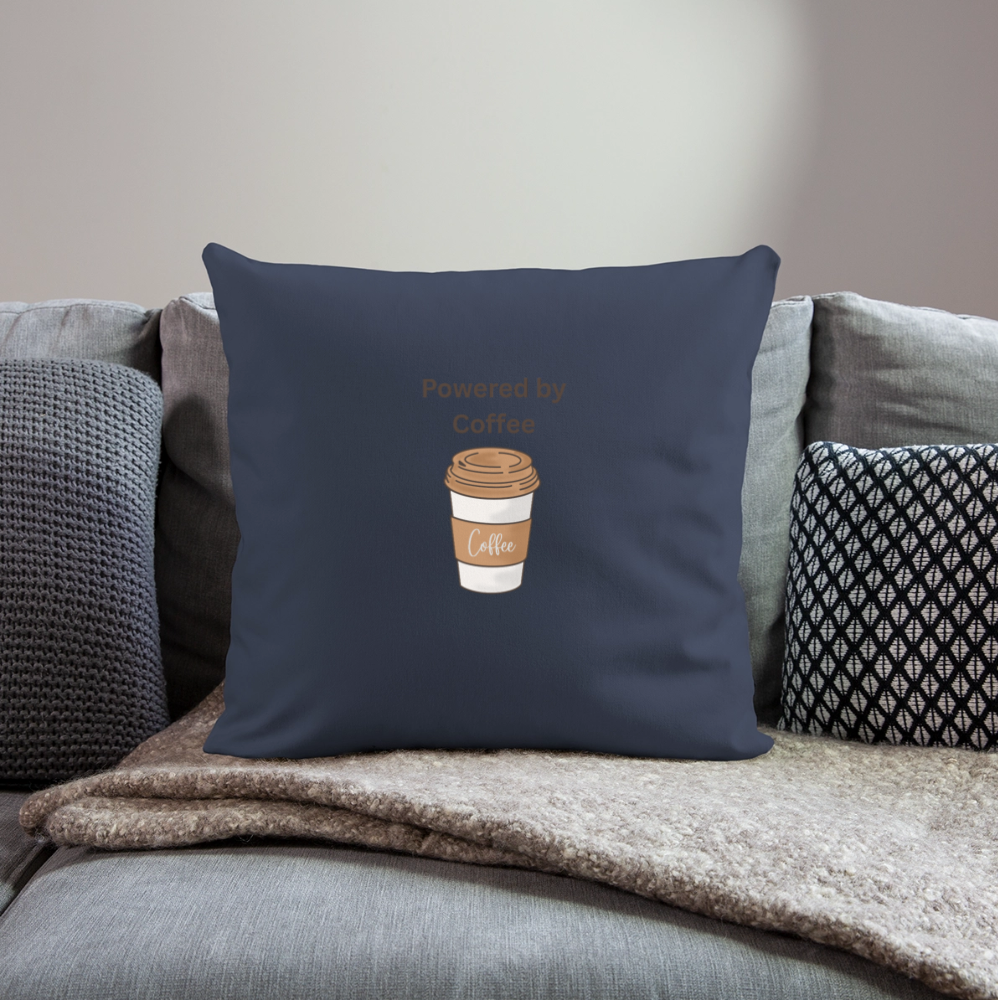 Sofa pillowcase 17,3'' x 17,3'' (45 x 45 cm) COFFEE - navy