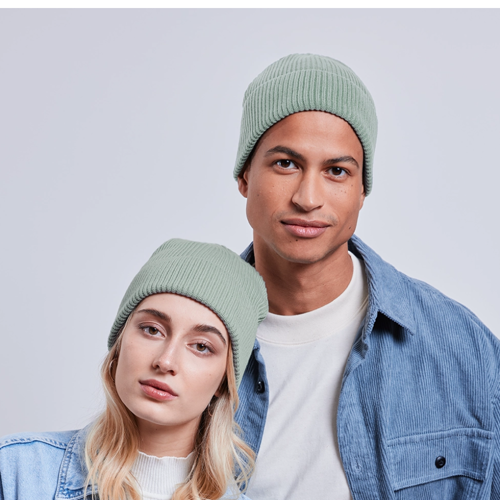 Stanley/Stella Unisex Organic FISHERMAN BEANIE - aloe