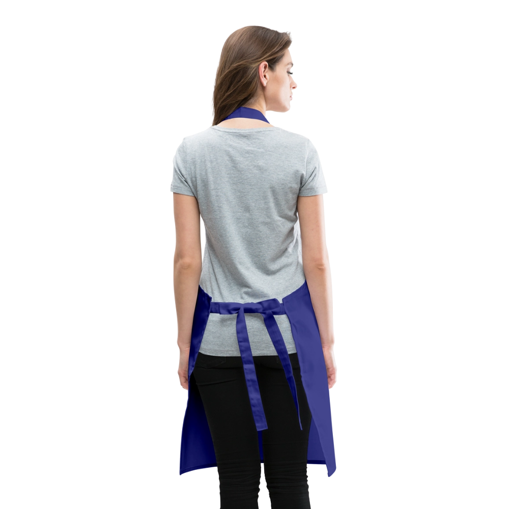 Cooking Apron MOM - royal blue