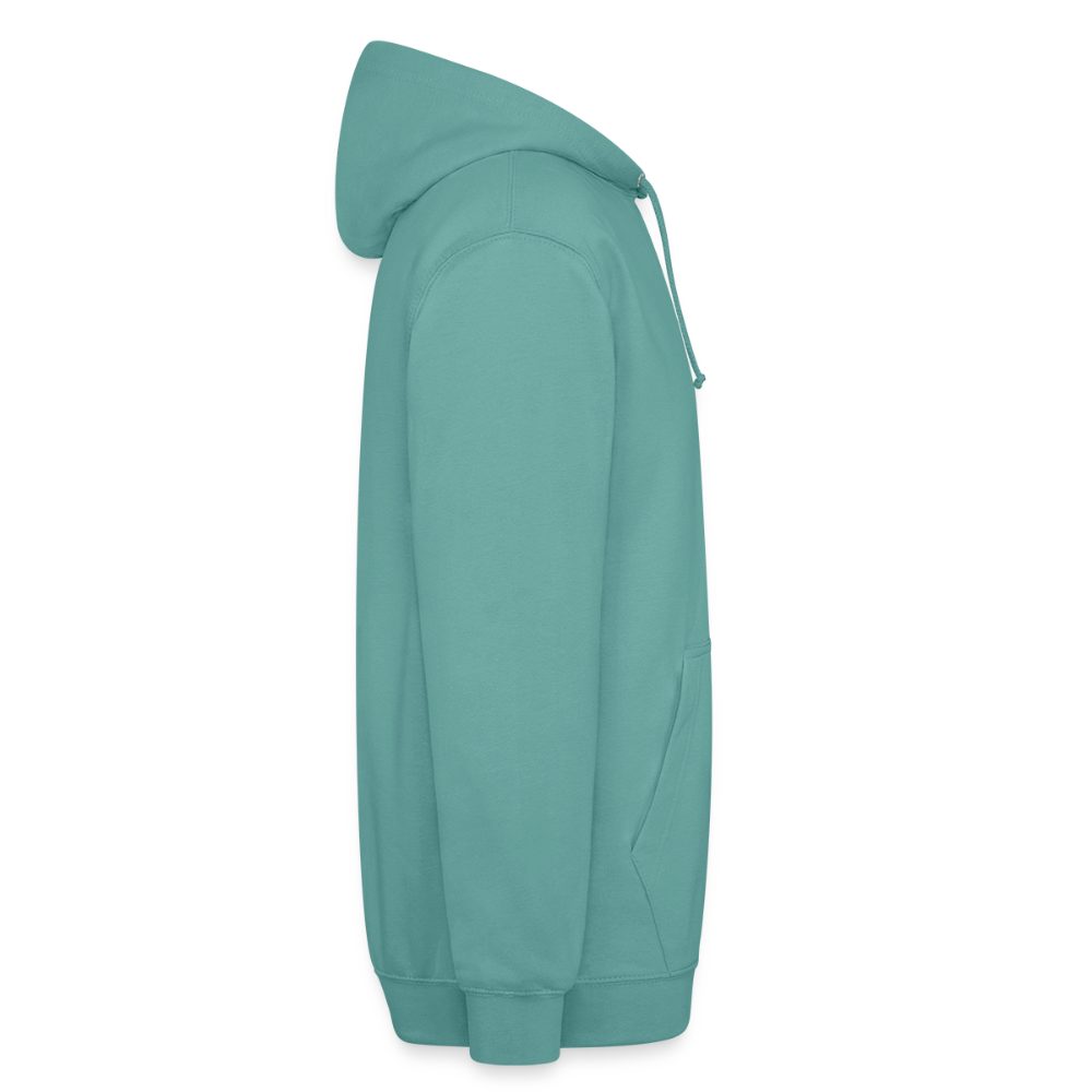 Unisex Hoodie Never say never - pastel turquoise