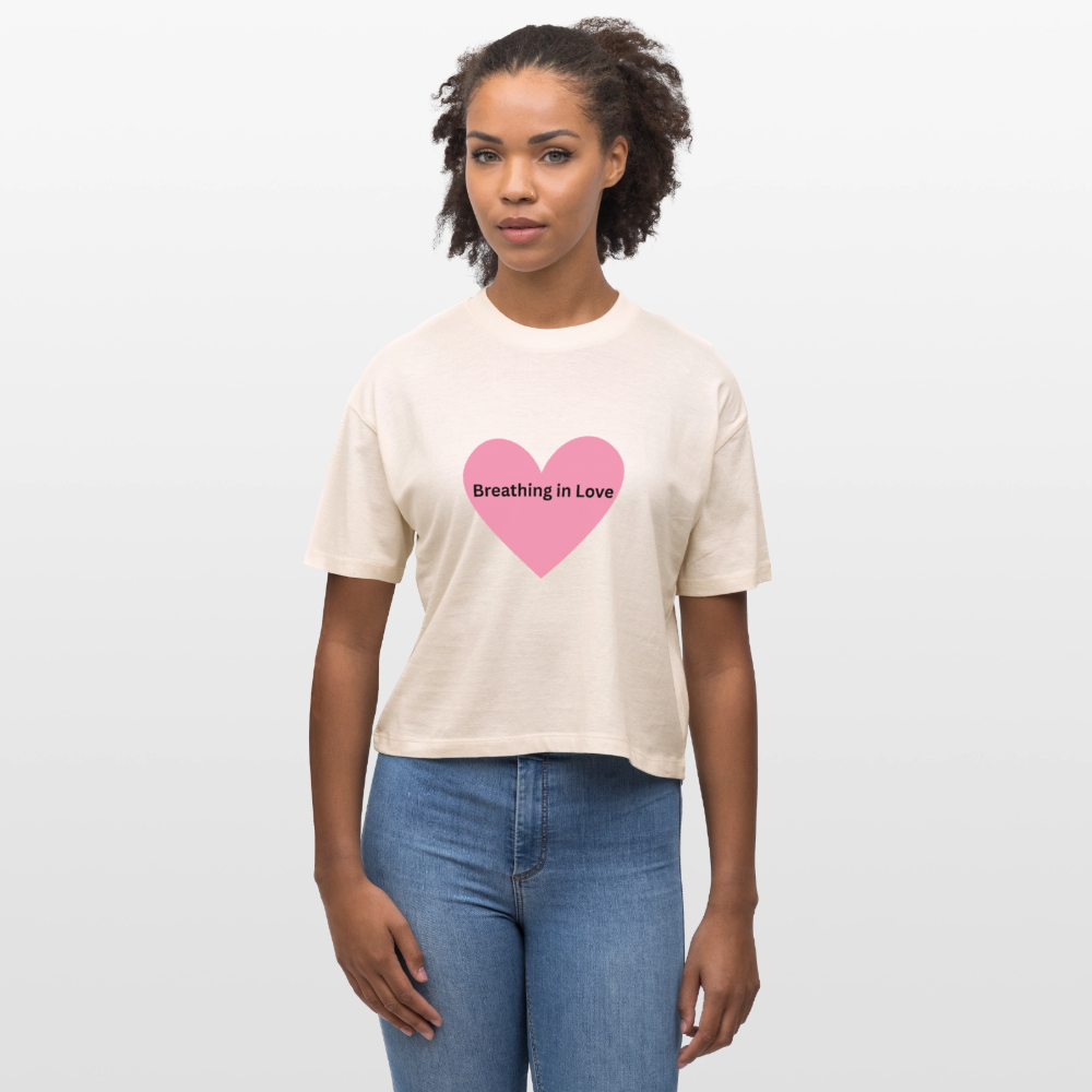 Stanley/Stella BREATHING IN LOVE T SHIRT - natural raw