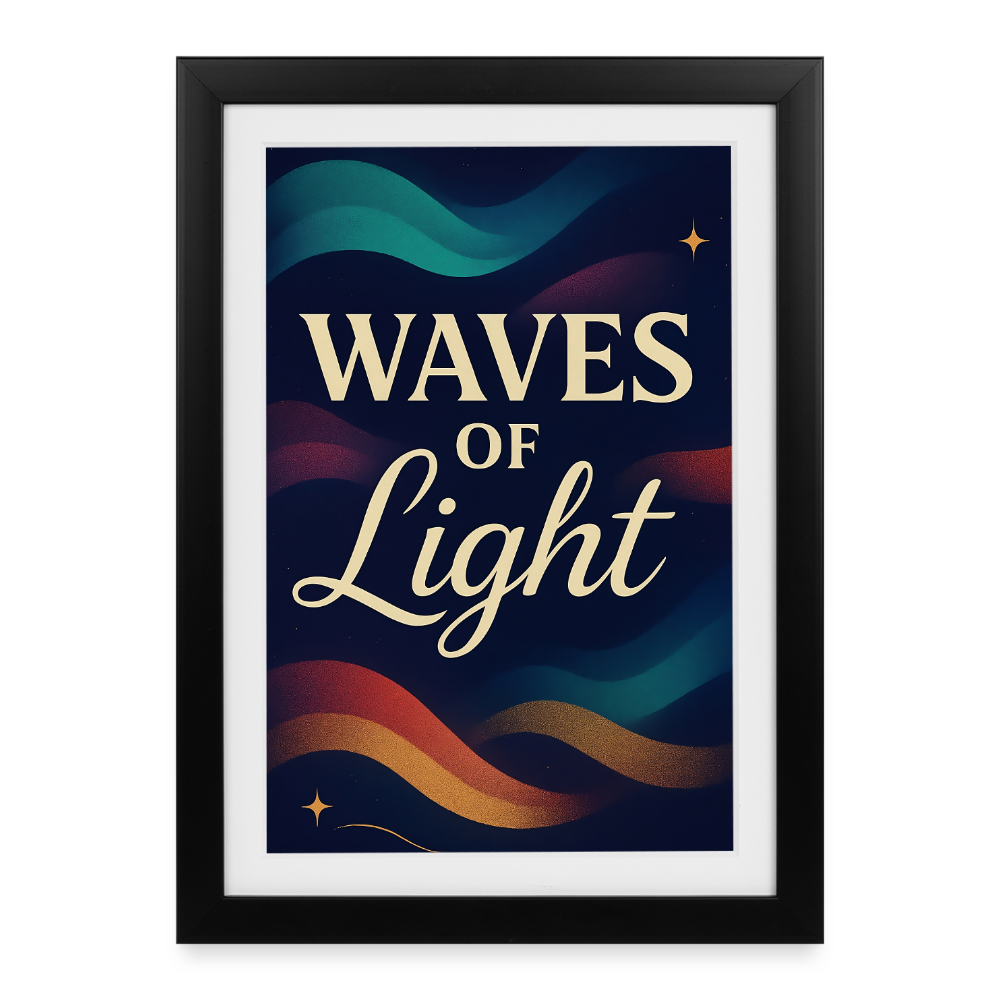 Framed poster (27 × 37 cm) - black