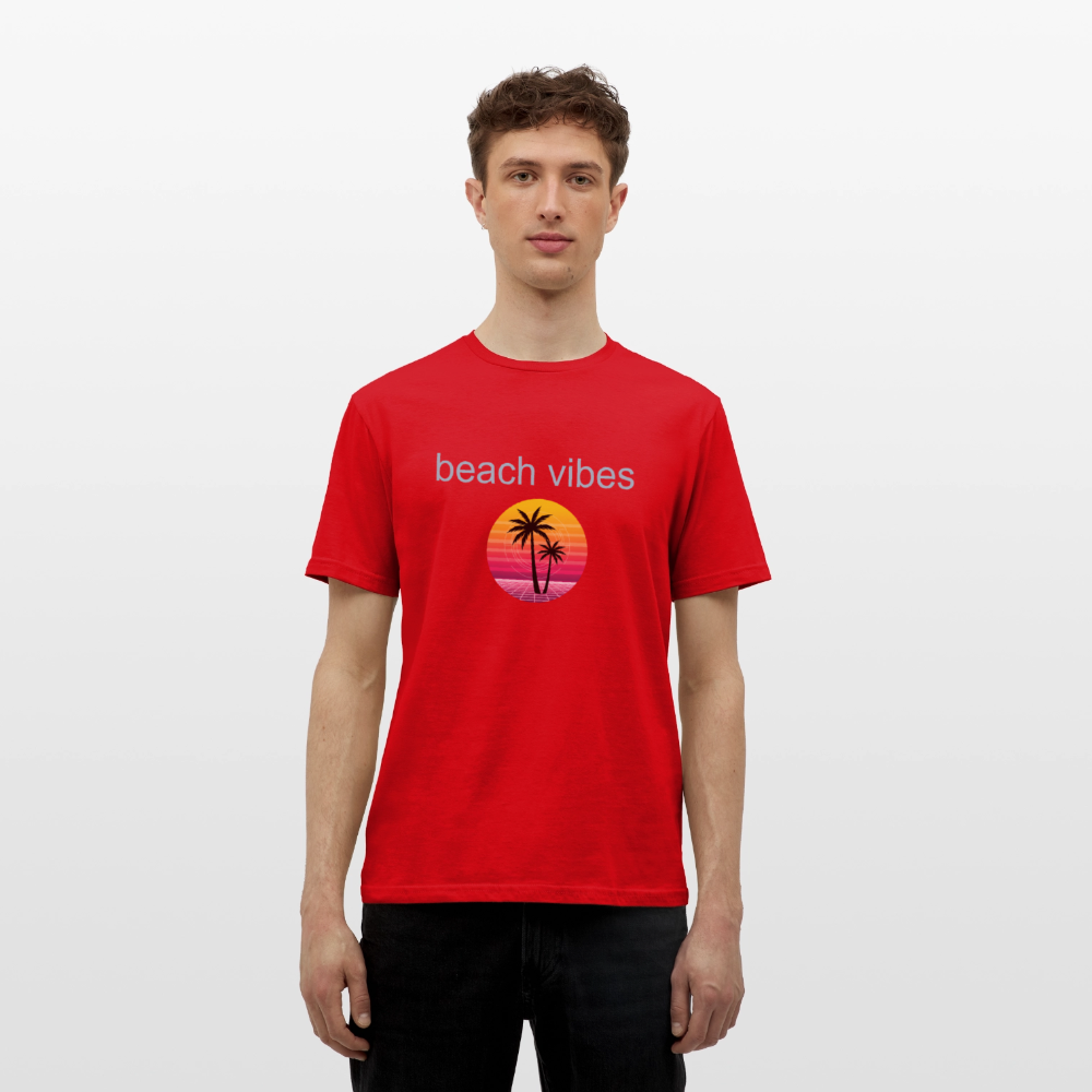 Men's T-Shirt beach - red