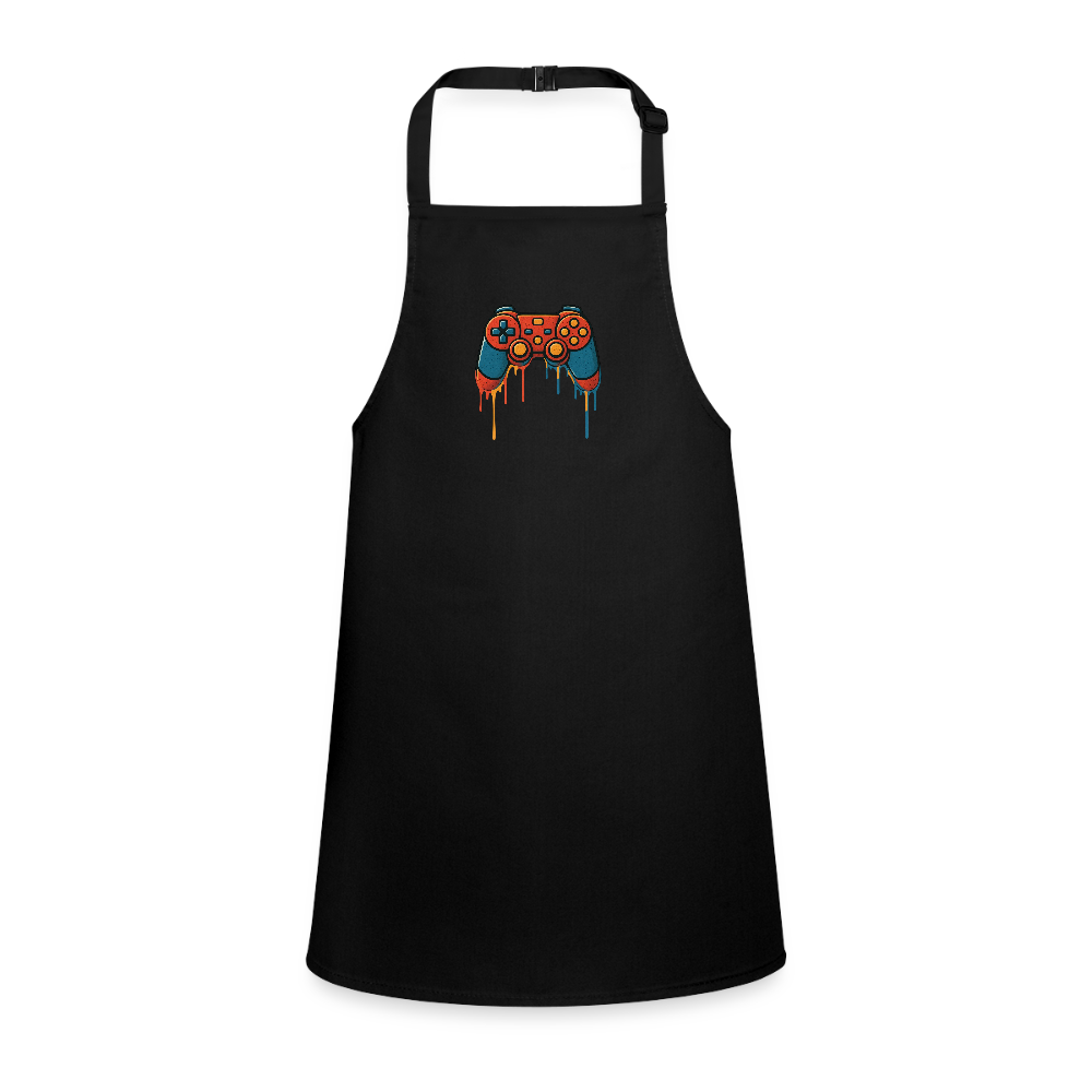 Children’s Apron GAMING - black