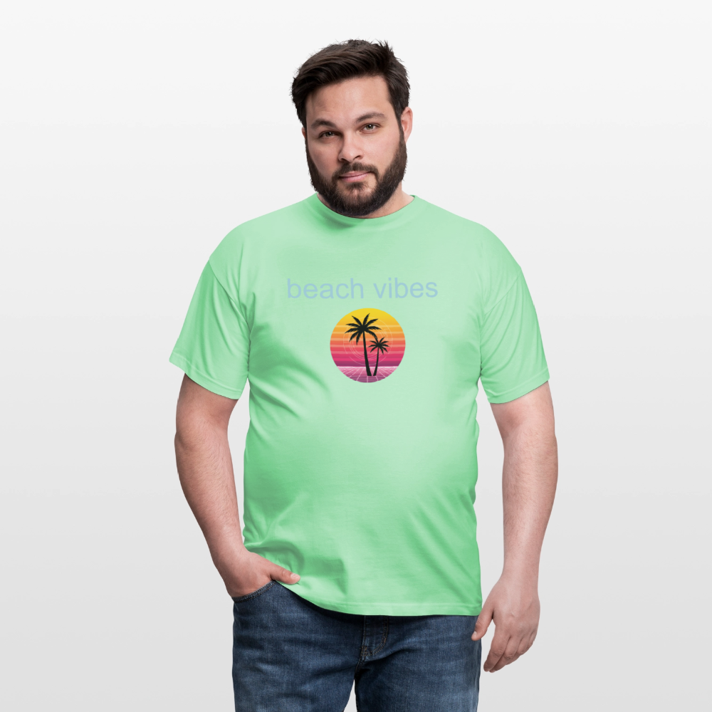 Men's T-Shirt beach - mint green