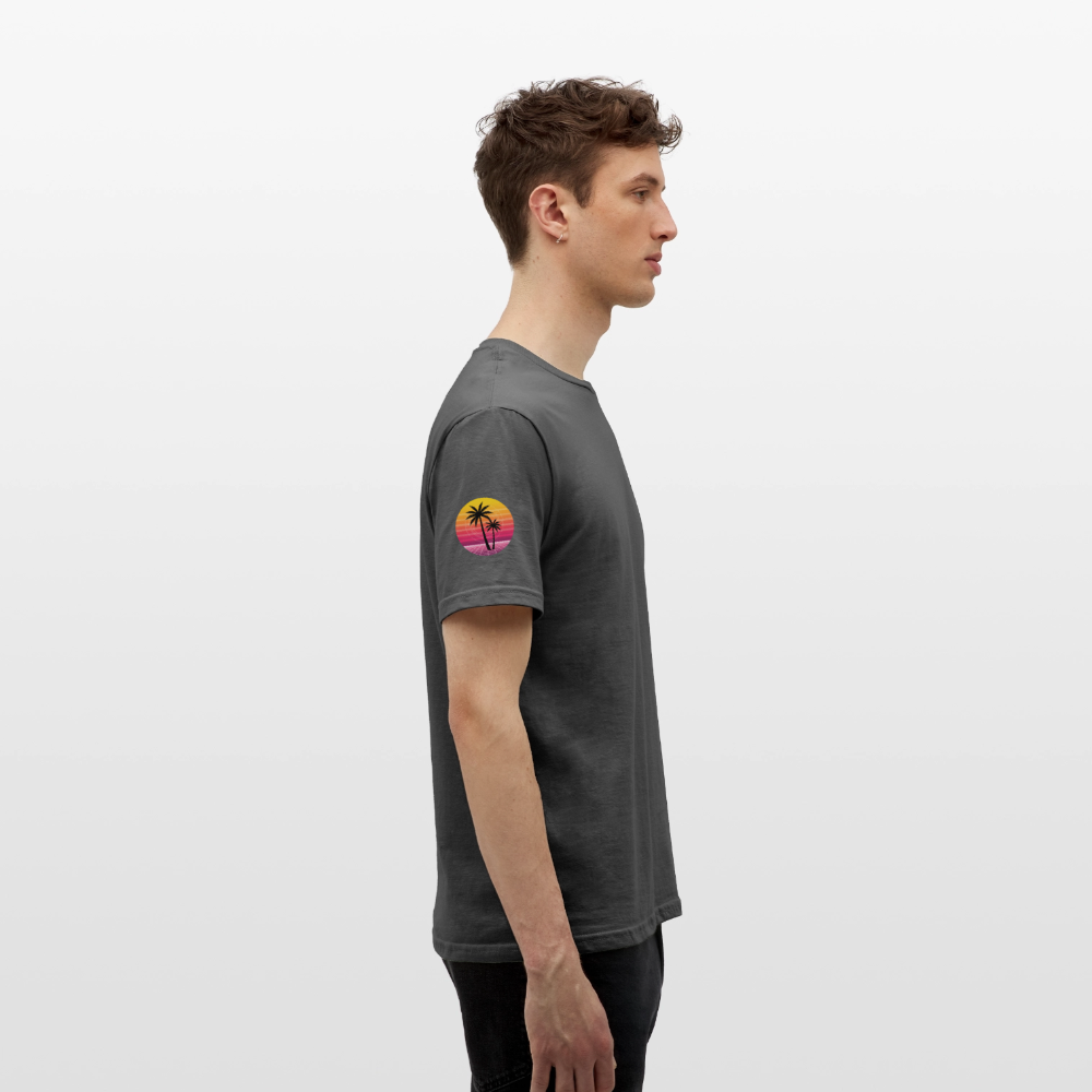 Men's T-Shirt beach - charcoal grey