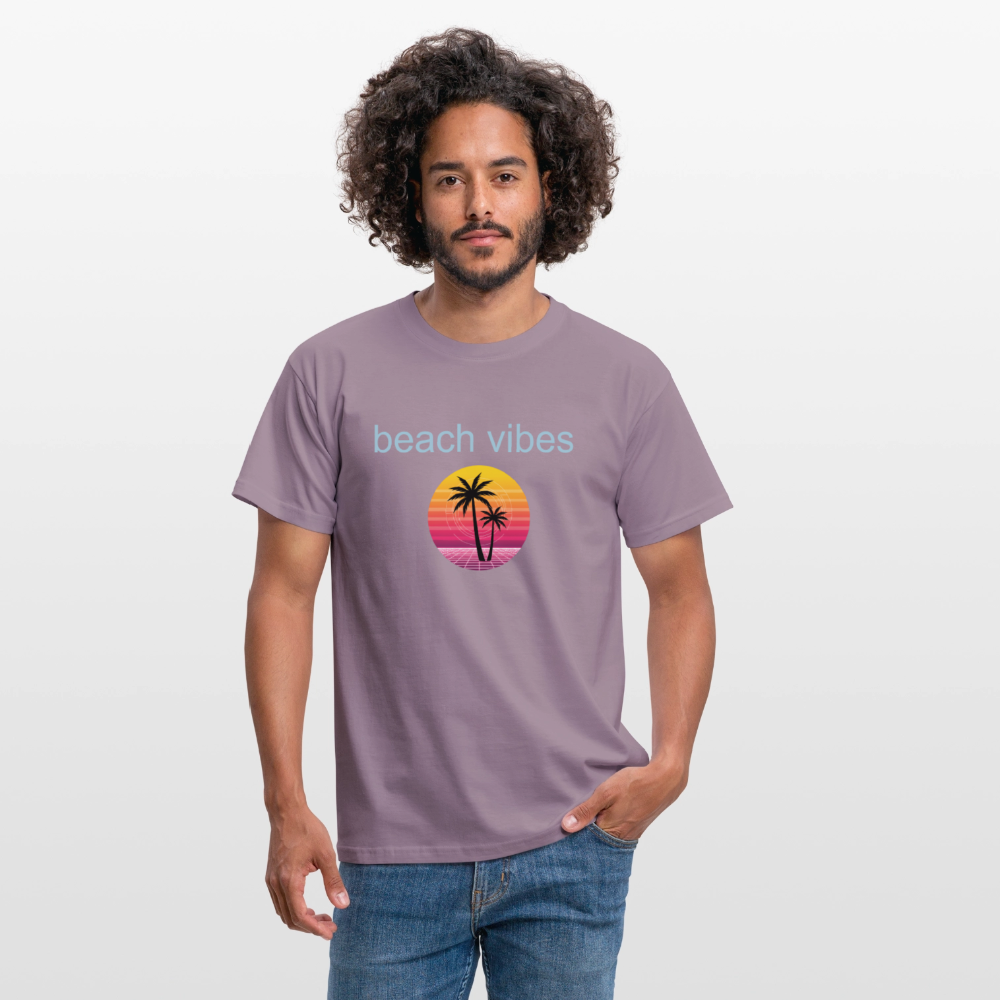 Men's T-Shirt beach - purple-grey