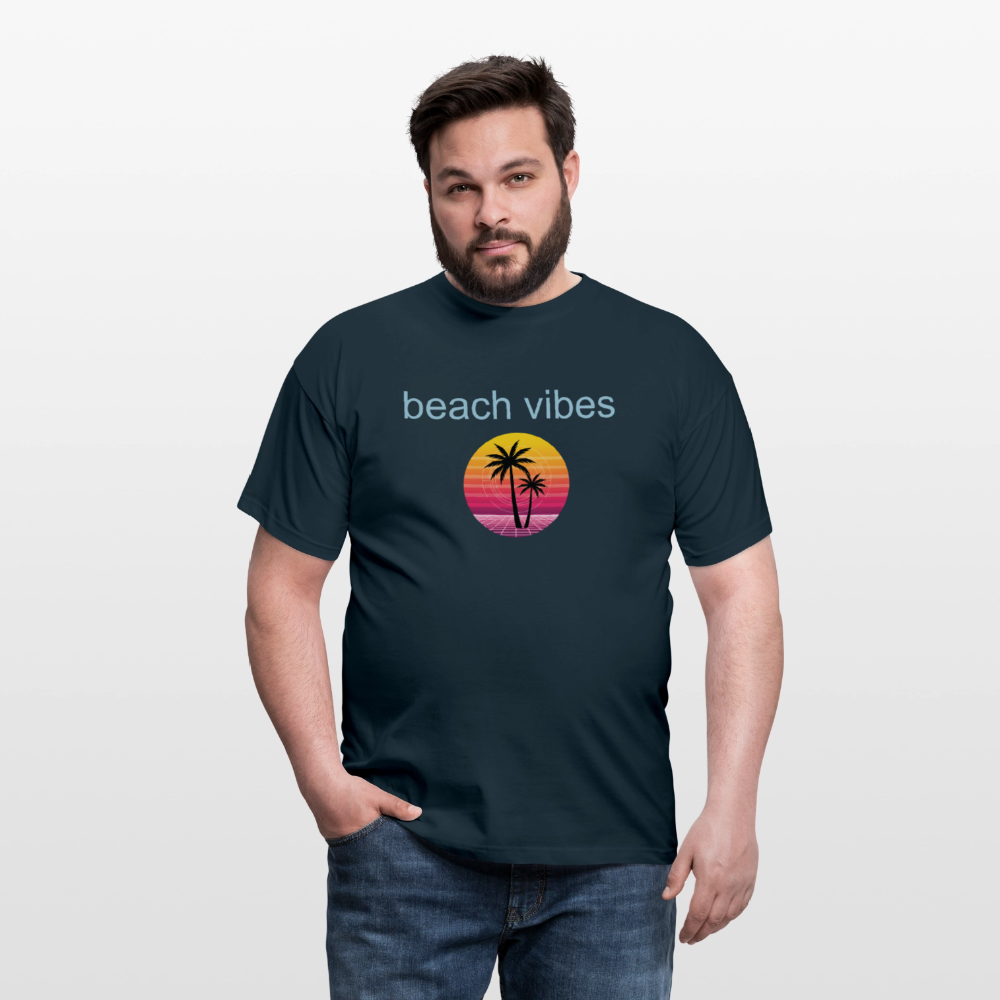 Men's T-Shirt beach - navy