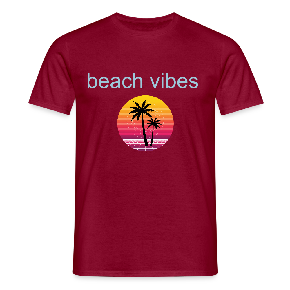 Men's T-Shirt beach - brick red
