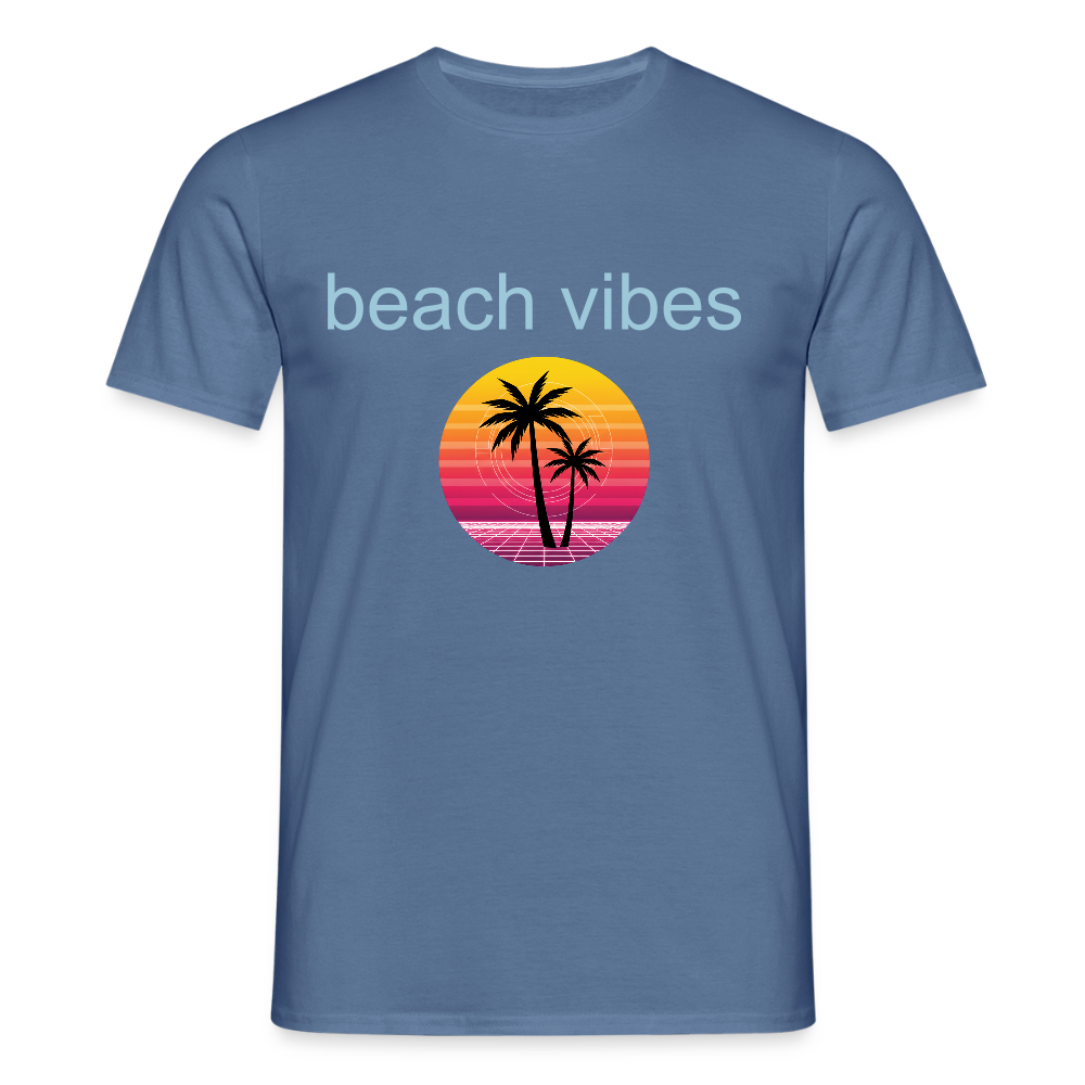 Men's T-Shirt beach - dove blue