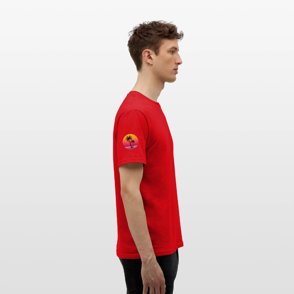 Men's T-Shirt beach - red