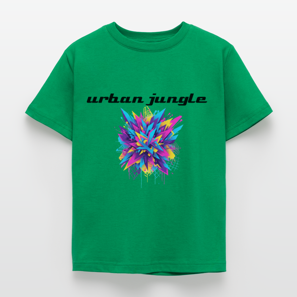 Kids' T-Shirt urban - kelly green