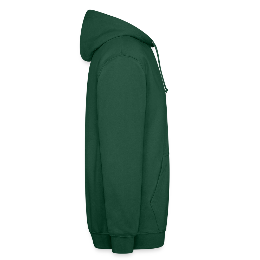 Unisex Hoodie Never say never - bottle green