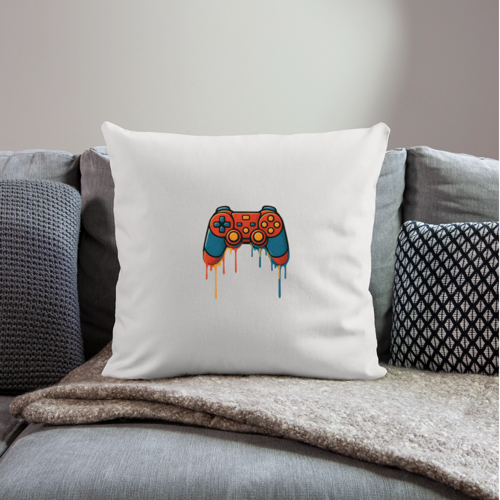 Sofa pillowcase 17,3'' x 17,3'' (45 x 45 cm) GAMING - natural white