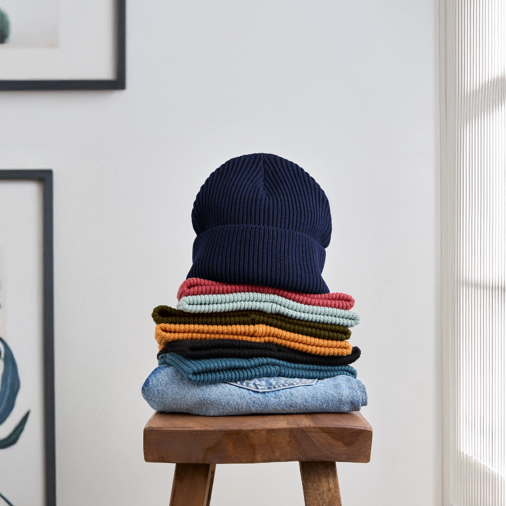 Stanley/Stella Unisex Organic FISHERMAN BEANIE - navy