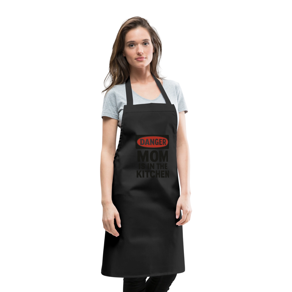 Cooking Apron MOM - black