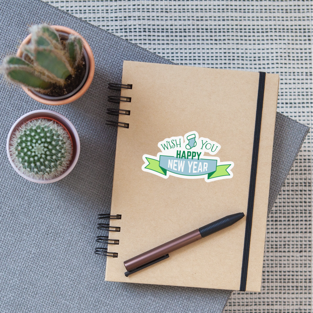 Sticker - white glossy