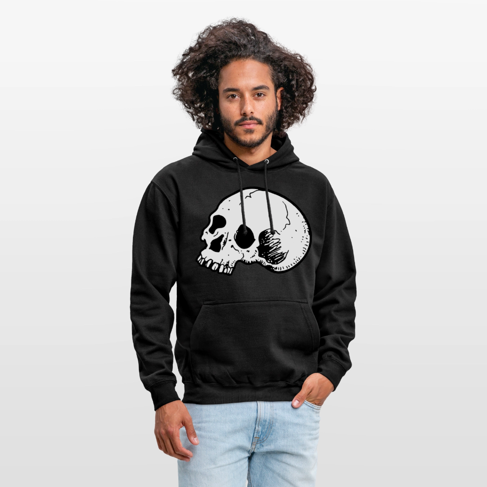 Unisex Hoodie SKULL - black