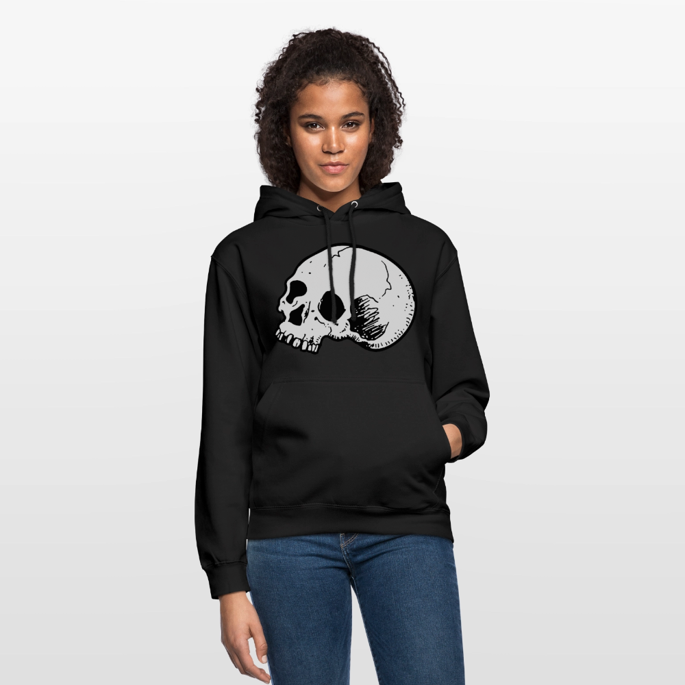 Unisex Hoodie SKULL - black