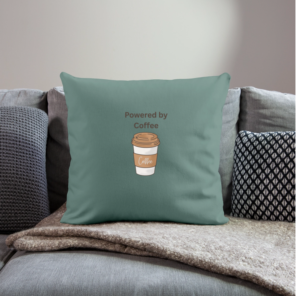 Sofa pillowcase 17,3'' x 17,3'' (45 x 45 cm) COFFEE - cypress green