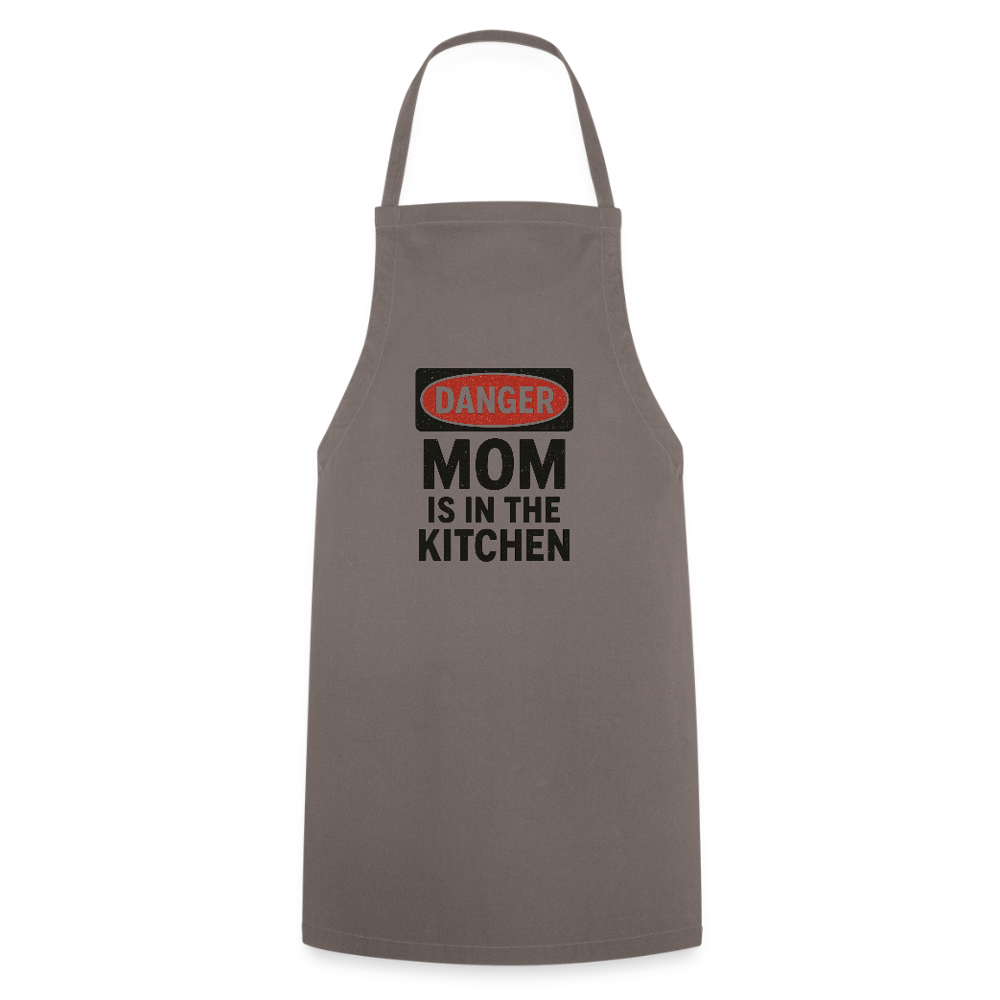 Cooking Apron MOM - grey