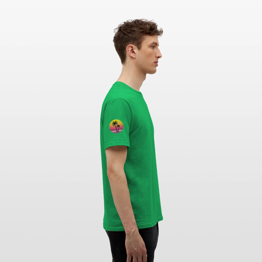 Men's T-Shirt beach - kelly green