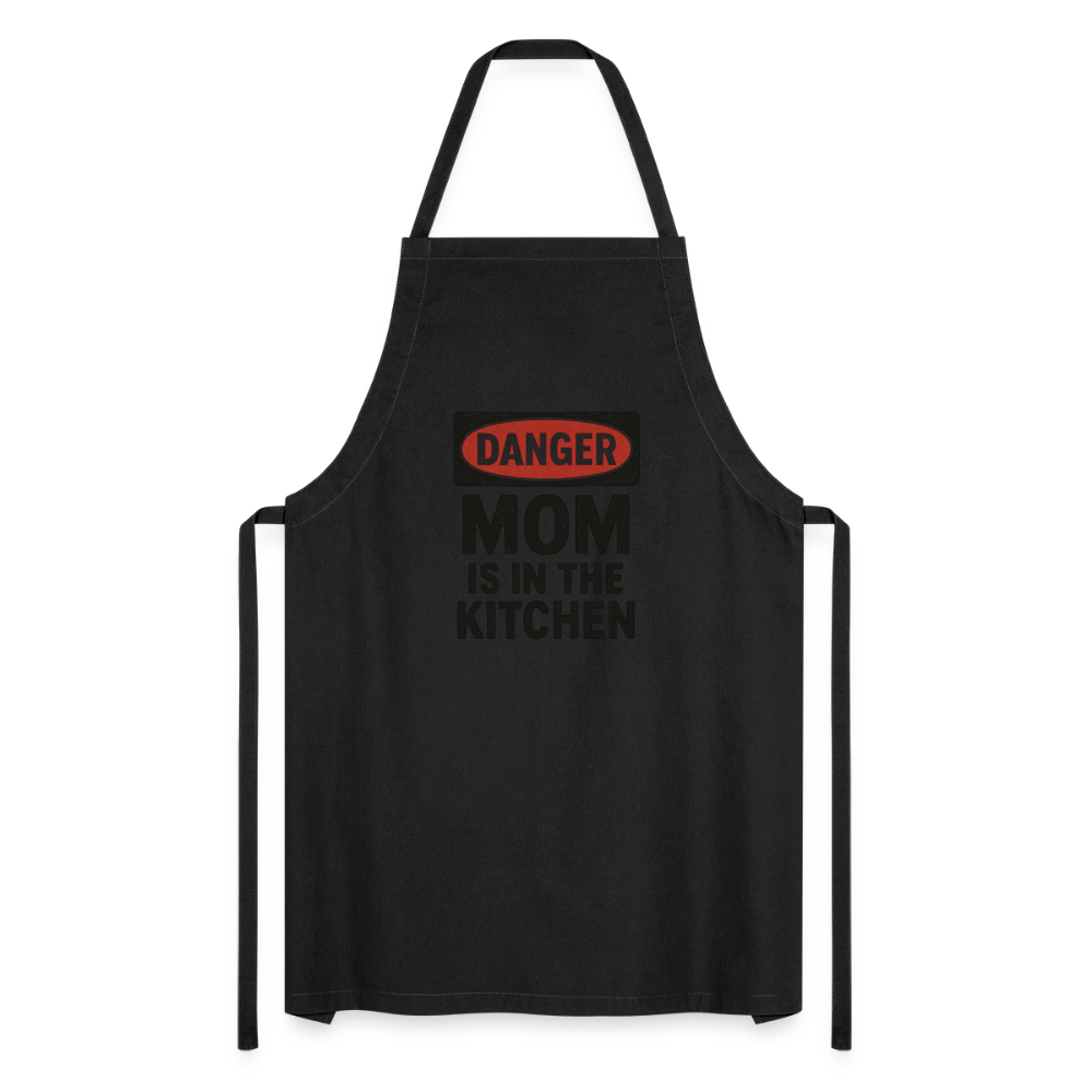 Cooking Apron MOM - black