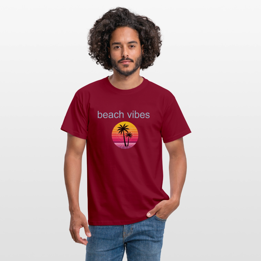 Men's T-Shirt beach - brick red