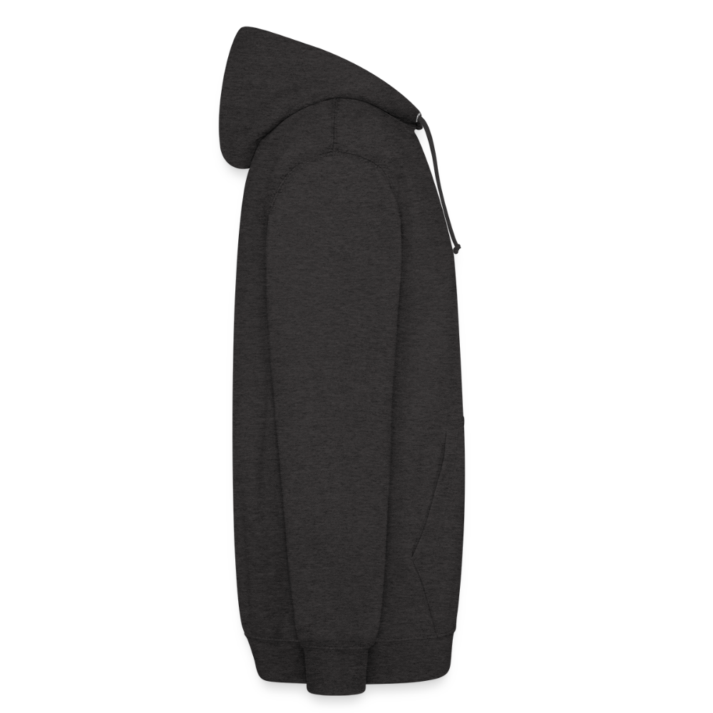 Unisex Hoodie Never say never - charcoal grey