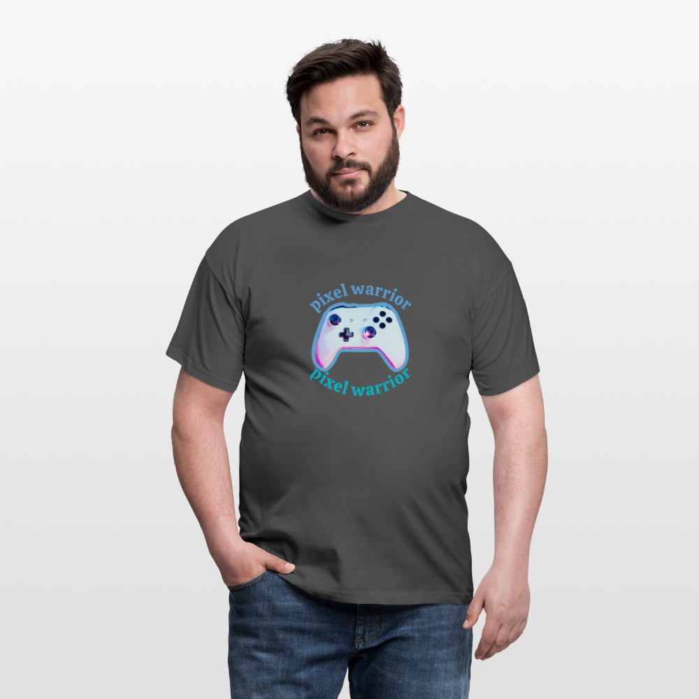 Men's T-Shirt PIXEL - charcoal grey