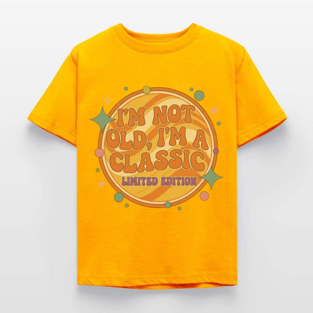 Kids' T-Shirt IM NOT - gold