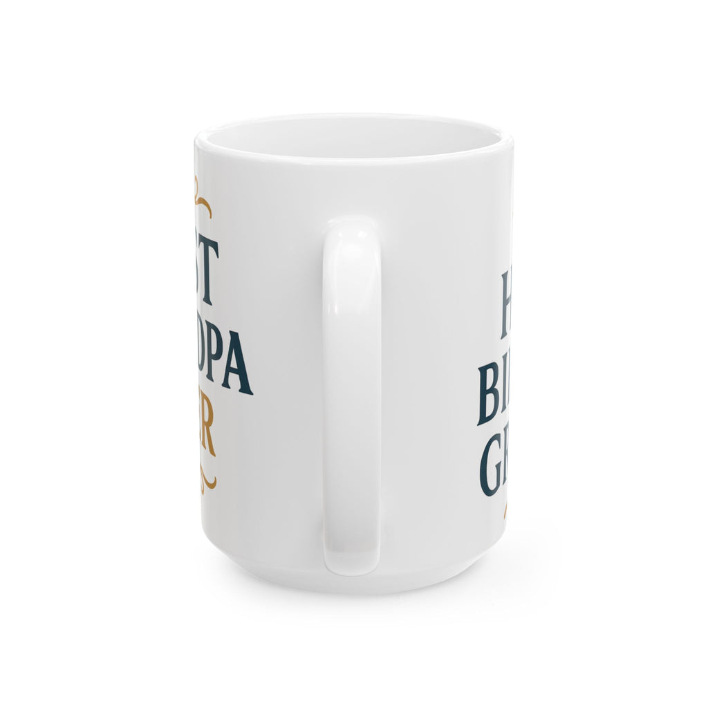 Best Grandpa Ever Ceramic Mug — "Happy Birthday Grandpa" Gift (11oz & 15oz)