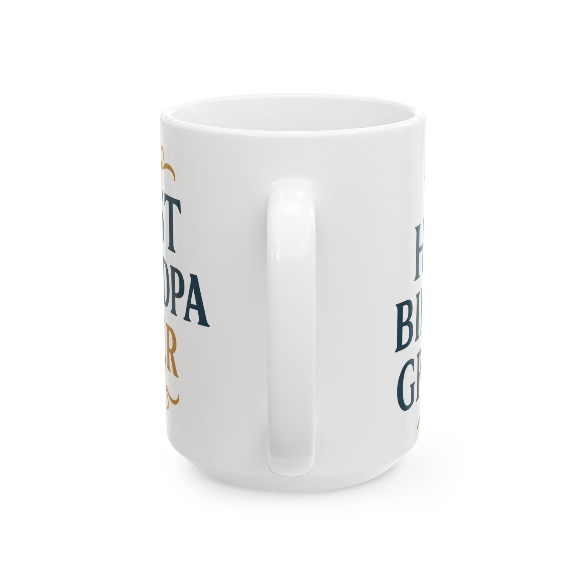 Best Grandpa Ever Ceramic Mug — "Happy Birthday Grandpa" Gift (11oz & 15oz)