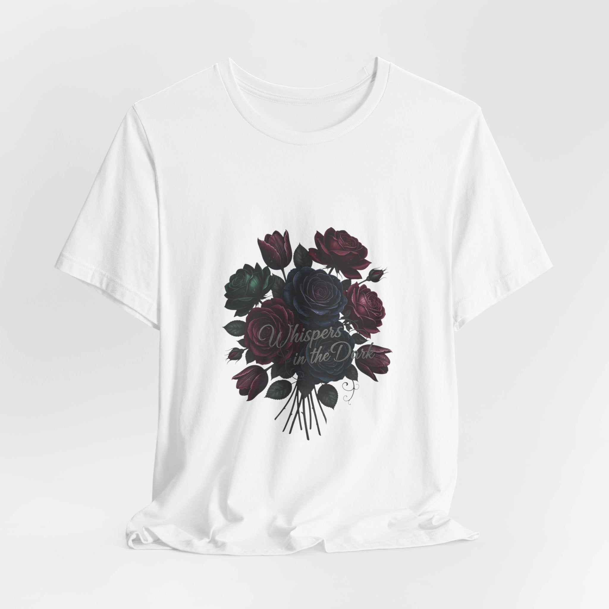 Moody Rose Bouquet Tee | dark floral shirt, midnight bloom