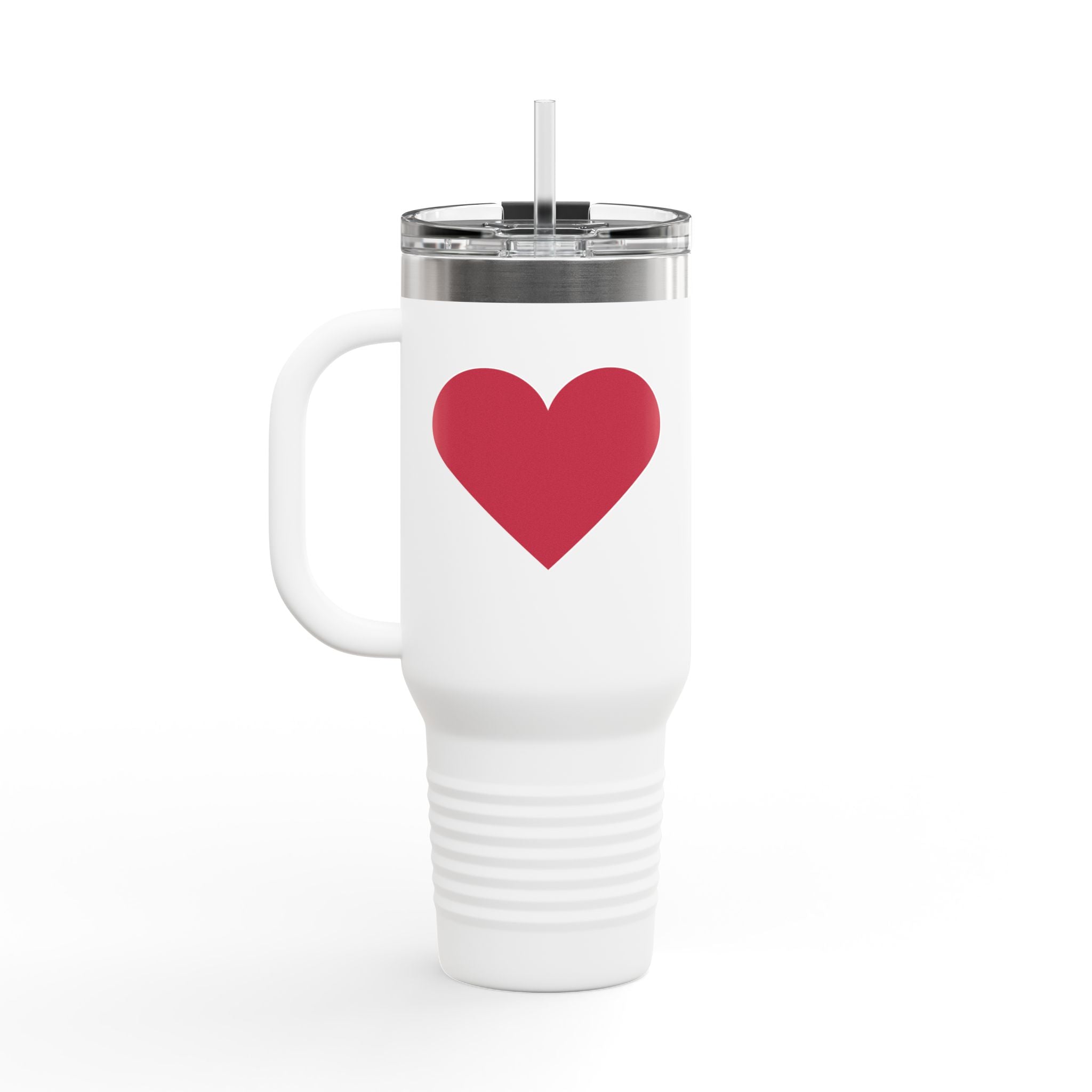 40oz Insulated Travel Mug — "You Are Literally The Only Person I Like" Heart Design