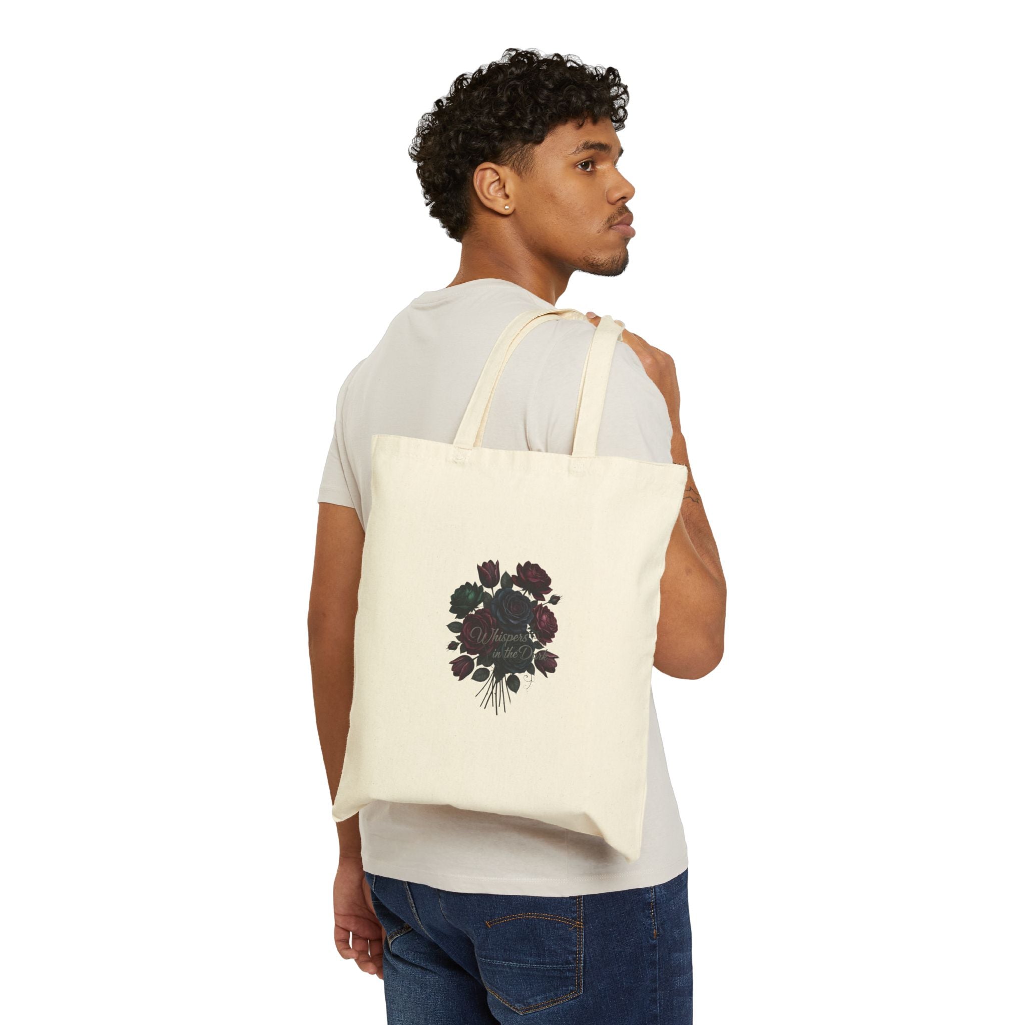 Moody Rose Bouquet Tote | moody floral, midnight bloom