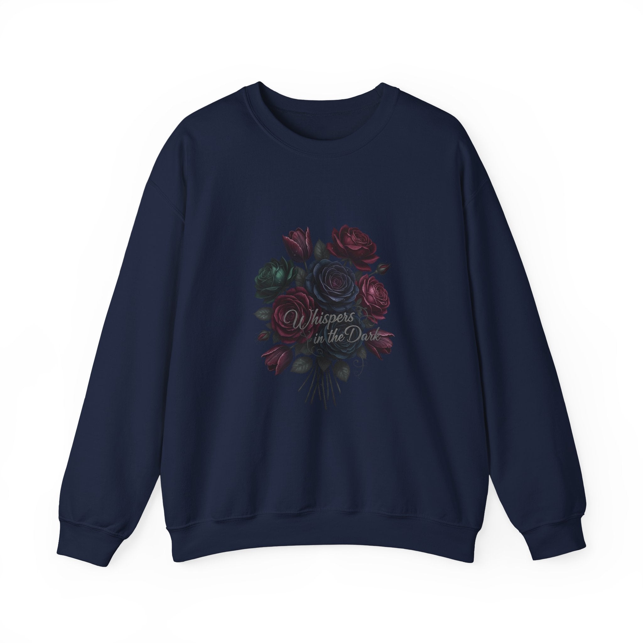 Moody Rose Bouquet Sweatshirt | goth flower sweatshirt, midnight bloom