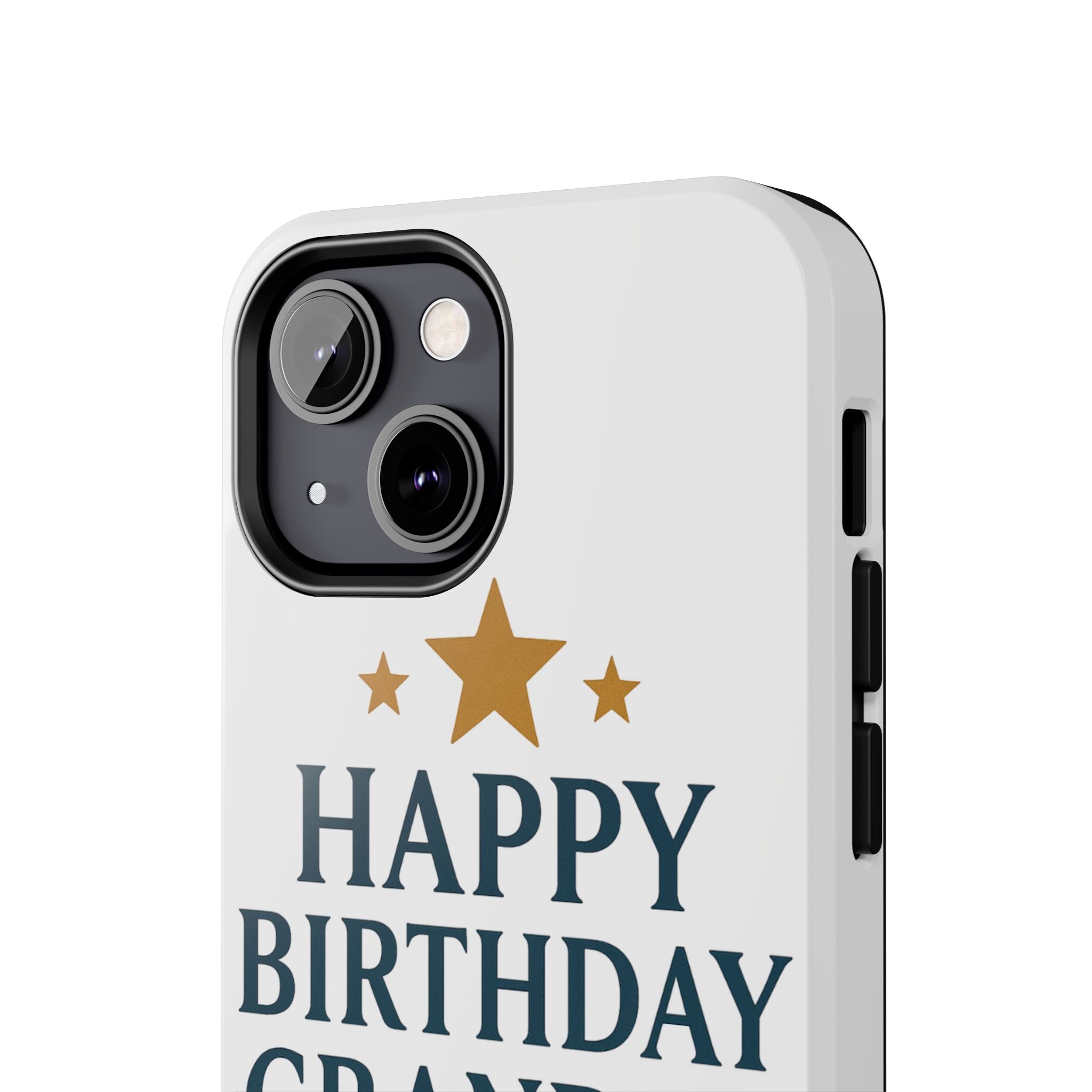 Happy Birthday Grandpa Tough Phone Case — Durable Protective Phone Cover for Grandfather