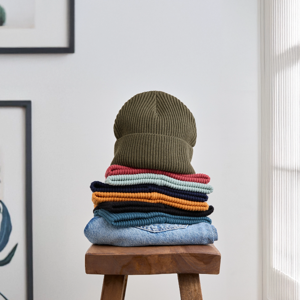 Stanley/Stella Unisex Organic FISHERMAN BEANIE - khaki