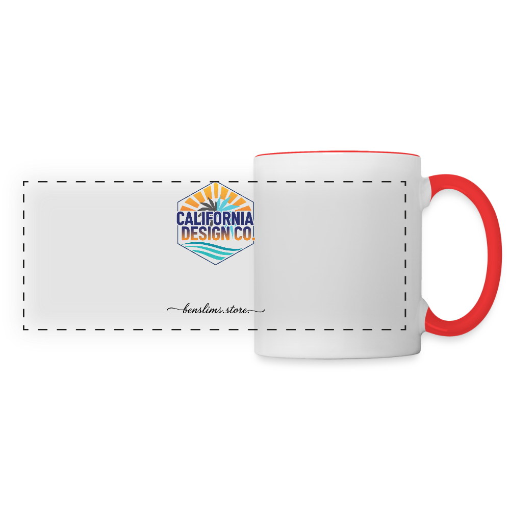 Panoramic Mug - white/red