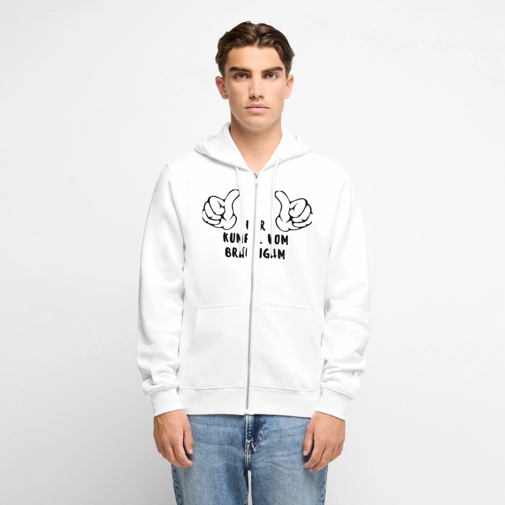 Men's Premium Hooded Jacket - white